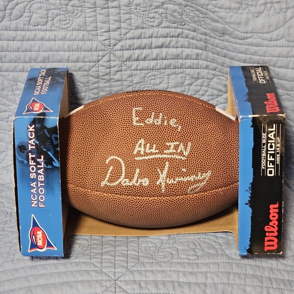 Wilson NCAA Soft Tack Football Signed By Dabo Swinney - Picture 2 of 3